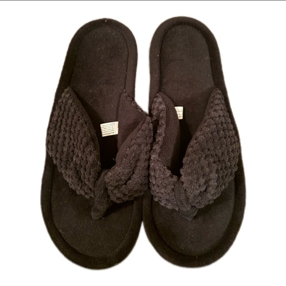 Women's ultra ideas black slides NWT size 7-8 - Picture 1 of 4